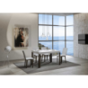 Tavolo allungabile 90x120/224 cm Linea telaio Antracite