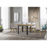 Tavolo apribile 90x90/180 cm Linea Libra telaio Antracite