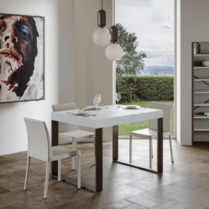 Zoom Tavolo allungabile 90x120/224 cm Tecno telaio Antracite