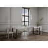 Tavolo allungabile 90x140/244 cm Tecno telaio Antracite