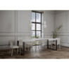 Tavolo allungabile 90x160/420 cm Tecno telaio Antracite