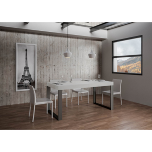 Zoom Tavolo allungabile 90x180/284 cm Tecno Premium telaio Antracite