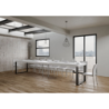 Tavolo allungabile 90x180/440 cm Tecno Premium telaio Antracite
