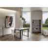 Tavolo allungabile 90x120/380 cm Tecno Evolution telaio Antracite