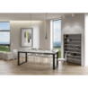 Tavolo allungabile 90x120/380 cm Tecno Evolution telaio Antracite