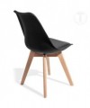 Sedia Kiki Evo Wood - set da 2 nero TOMASUCCI