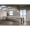 Tavolo allungabile 90x180/440 cm Tecno Evolution telaio Antracite