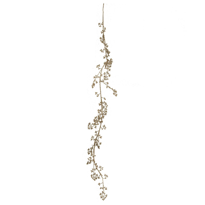 Set 2 Festoni Plastica Oro 156 cm Decorazione Casa e Feste