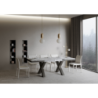Tavolo allungabile 90x120/380 cm Traffic Evolution telaio Antracite
