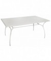 Tavolo MOIA Desenzano rettangolare da 160x100cm in ferro avorio