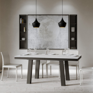 Zoom Tavolo allungabile 90x160/264 cm Bridge Evolution telaio Antracite