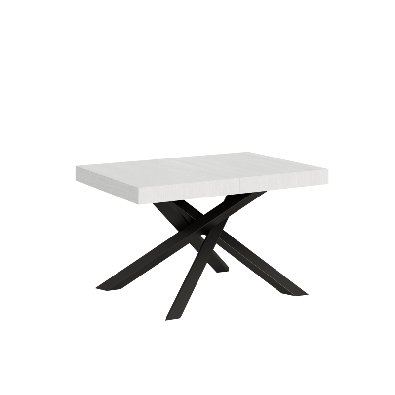 Tavolo allungabile 90x140/244 cm Volantis telaio Antracite