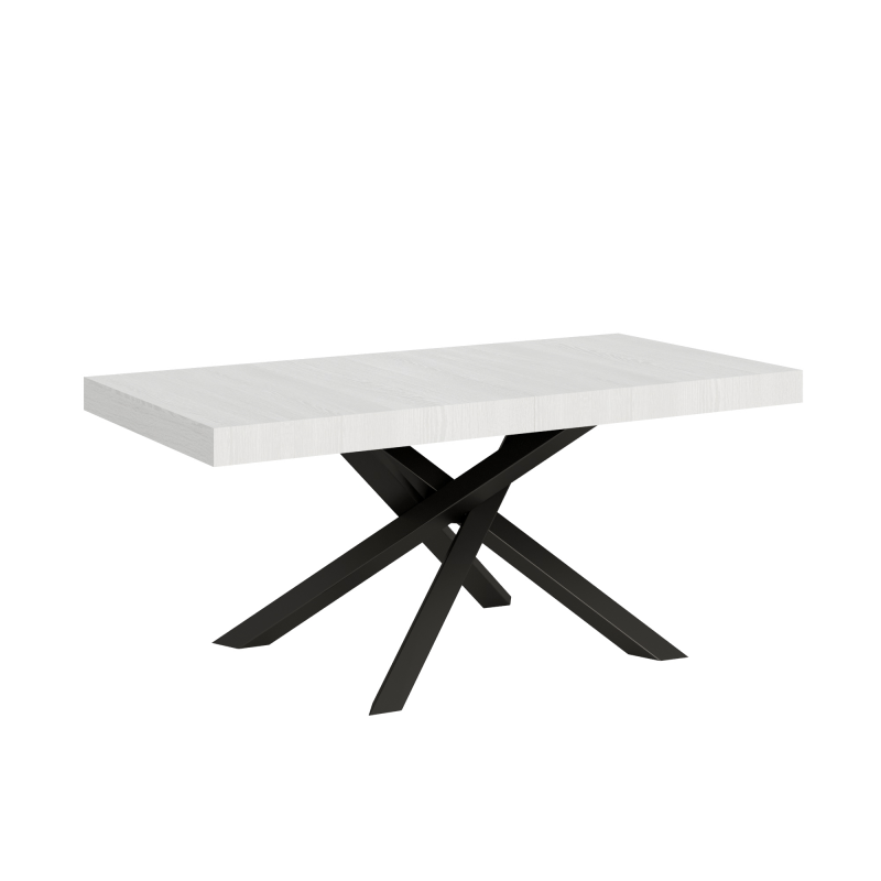 Tavolo allungabile 90x180/284 cm Volantis telaio Antracite