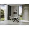 Tavolo allungabile 90x130/390 cm Volantis telaio Antracite