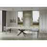 Tavolo allungabile 90x130/390 cm Volantis telaio Antracite