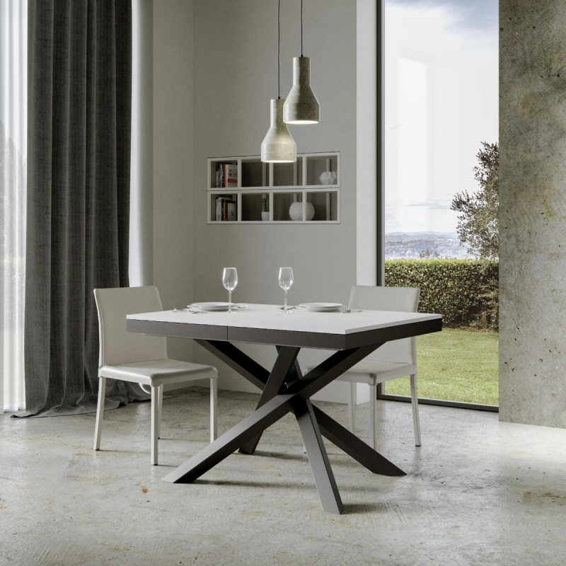 Tavolo allungabile 90x120/224 cm Volantis Evolution telaio Antracite