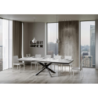 Tavolo allungabile 90x180/284 cm Volantis Evolution telaio Antracite