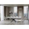 Tavolo allungabile 90x160/420 cm Volantis Evolution telaio Antracite