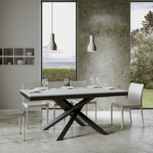 Zoom Tavolo allungabile 90x180/440 cm Volantis Evolution telaio Antracite