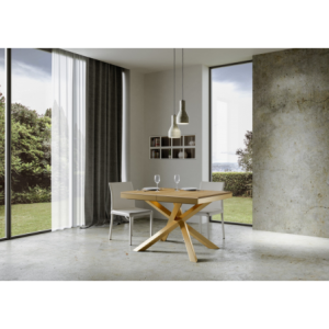 Tavolo allungabile 90x120/224 cm Volantis Evolution telaio Oro