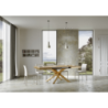 Tavolo allungabile 90x120/224 cm Volantis Evolution telaio Oro