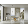 Tavolo allungabile 90x120/380 cm Volantis Evolution telaio Oro