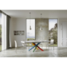 Tavolo allungabile 90x130/234 cm Volantis telaio Multicolor