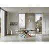 Tavolo allungabile 90x120/224 cm Volantis Evolution telaio Multicolor