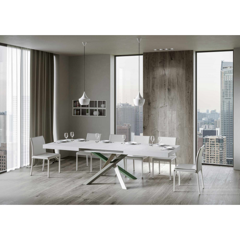 Tavolo allungabile 90x130/234 cm Volantis telaio gambe 4 colori (A)