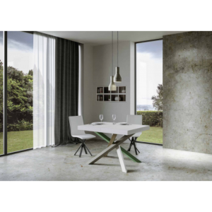 Zoom Tavolo allungabile 90x140/244 cm Volantis telaio gambe 4 colori (A)