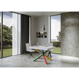 Zoom Tavolo allungabile 90x130/234 cm Volantis telaio gambe 4 colori (B)