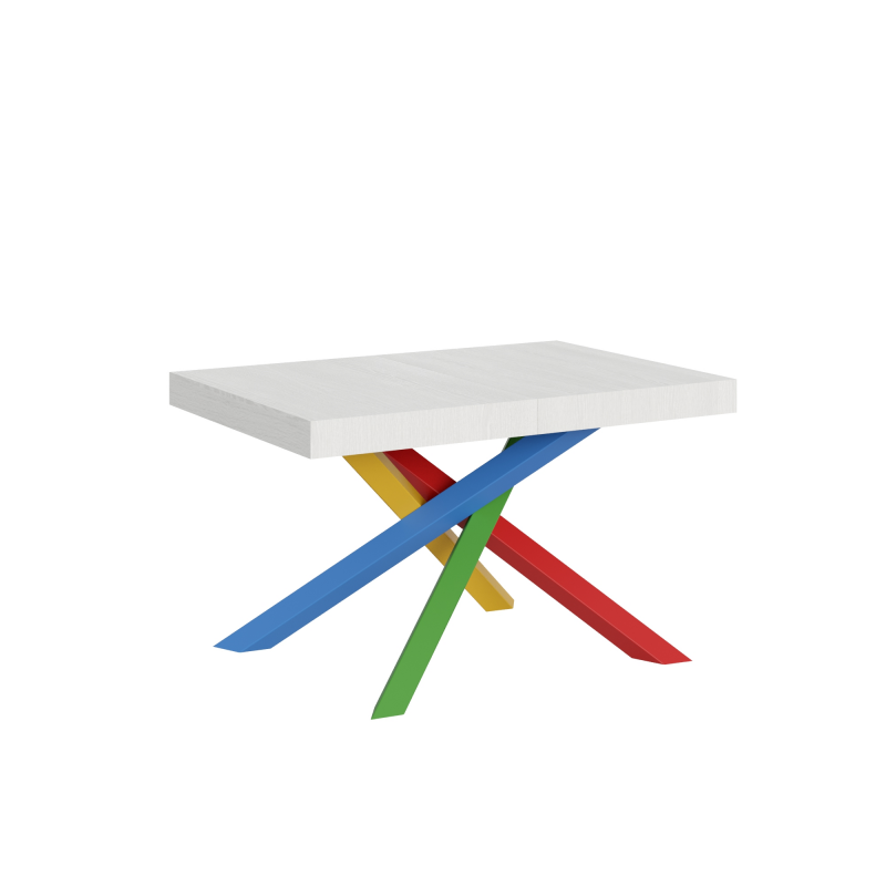 Tavolo allungabile 90x140/244 cm Volantis telaio gambe 4 colori (B)