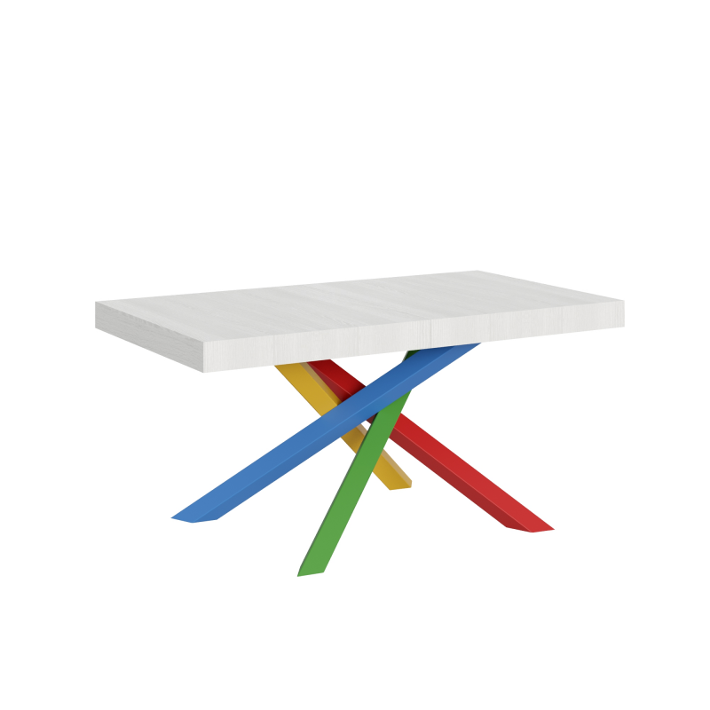 Tavolo allungabile 90x160/420 cm Volantis telaio gambe 4 colori (B)