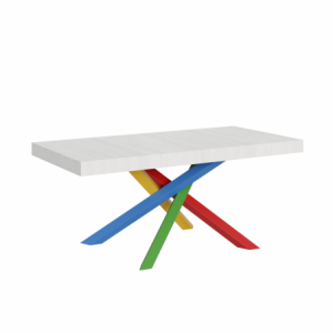 Tavolo allungabile 90x180/440 cm Volantis telaio gambe 4 colori (B)