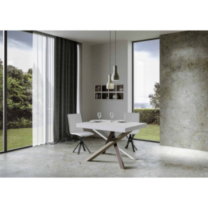 Zoom Tavolo allungabile 90x120/224 cm Volantis telaio gambe 4 colori (C)