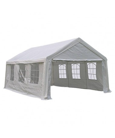 Zoom GAZEBO PER AUTO 4X8M IN FERRO TUBOL. 38/38/38X0,8