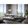 Tavolo allungabile 90x130/390 cm Famas telaio Antracite