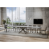 Tavolo allungabile 90x160/420 cm Famas telaio Antracite