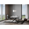Tavolo allungabile 90x120/380 cm Famas Evolution telaio Antracite