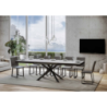 Tavolo allungabile 90x160/420 cm Famas Evolution telaio Antracite