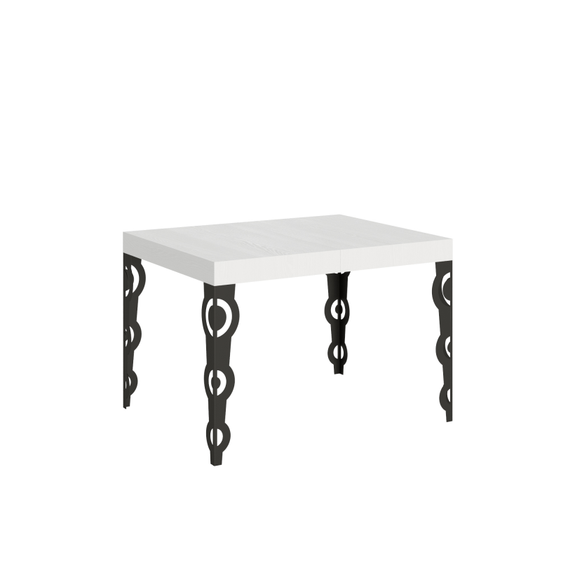 Tavolo allungabile 80x120/204 cm Karamay telaio Antracite