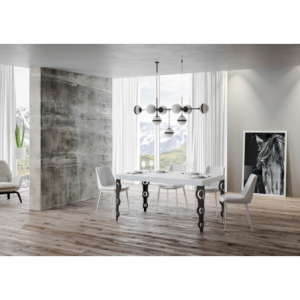 Zoom Tavolo allungabile 90x120/224 cm Karamay telaio Antracite