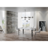 Tavolo allungabile 90x130/234 cm Karamay telaio Antracite