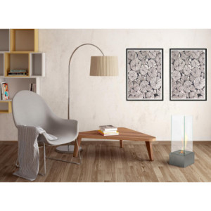 Zoom Caminetti al bioetanolo Levels 25cm X 25cm H 65cm Stones