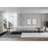 Tavolo allungabile 90x160/420 cm Karamay Evolution telaio Antracite