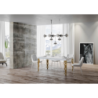 Tavolo allungabile 90x160/420 cm Karamay telaio Oro