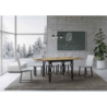 Tavolo apribile 90x90/180 cm Karamay Libra telaio Antracite