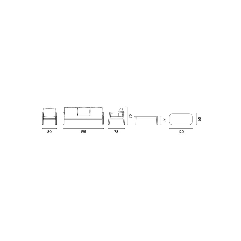 Salotto Scilla Acacia Corda Moia | Levante Shop
