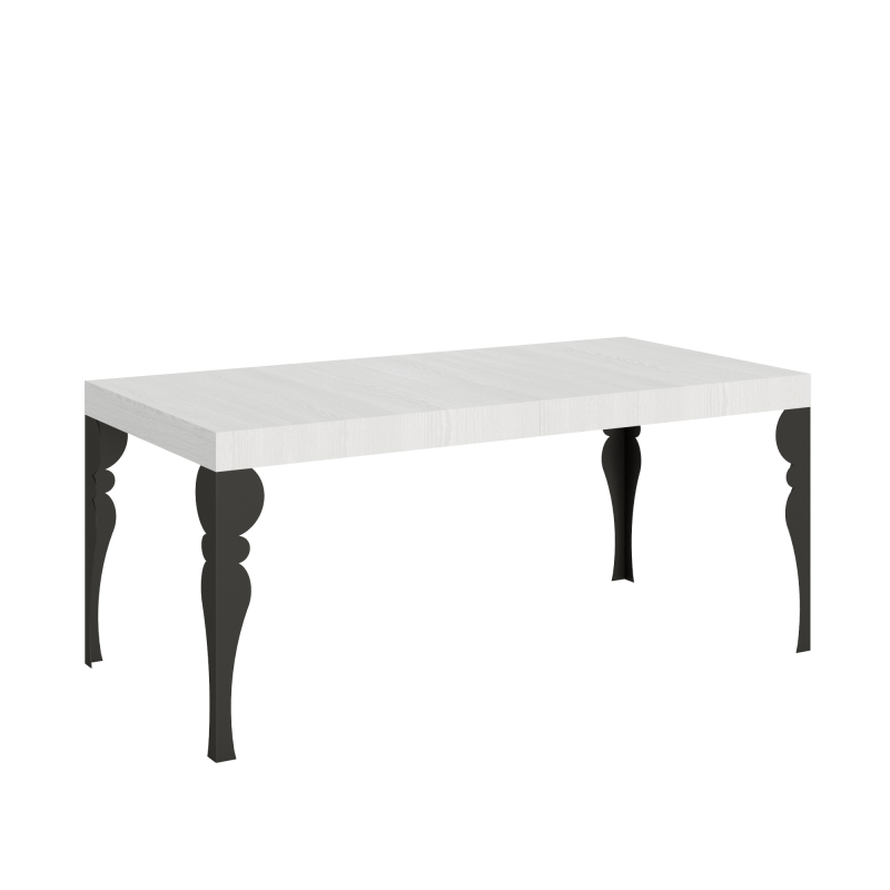 Tavolo allungabile 90x180/440 cm Paxon telaio Antracite