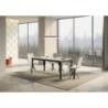 Tavolo allungabile 90x160/420 cm Paxon Evolution telaio Antracite